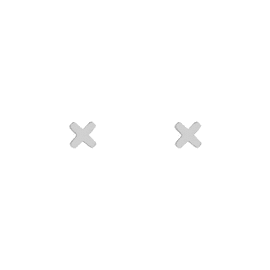 Stud earrings X / Essentialistics